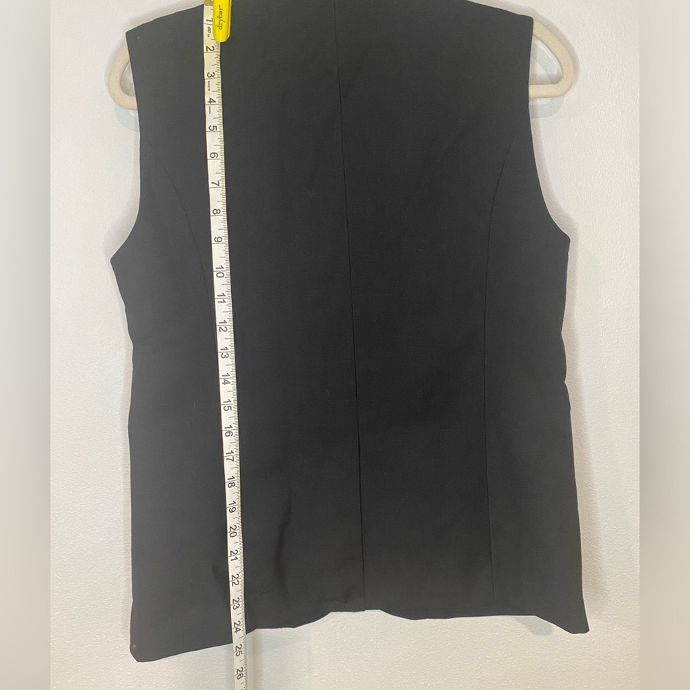 Mina Self Black Blazer Vest Women’s Size S - Picture 4 of 6